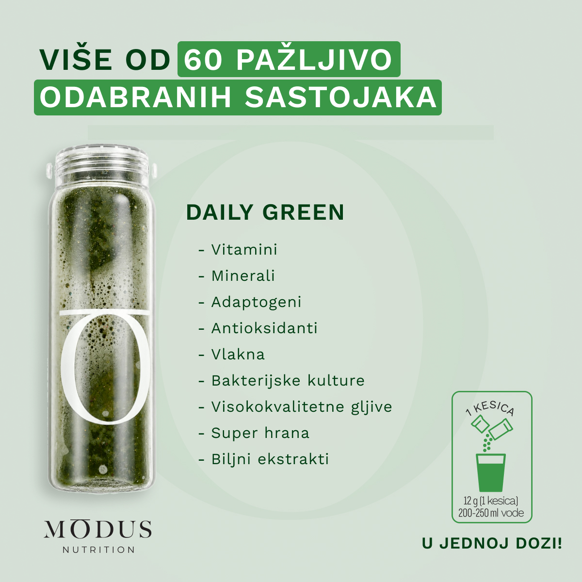 Daily green sastojci vise od 60 sastojaka